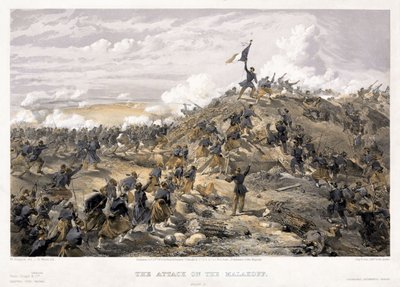 Attaque sur la redoute de Malakoff le 7 septembre 1855, 1855 - William Crimea Simpson