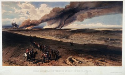 Le Redan et les Tranchées Britanniques - William Crimea Simpson