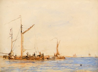 Scène de rivière - William Simson
