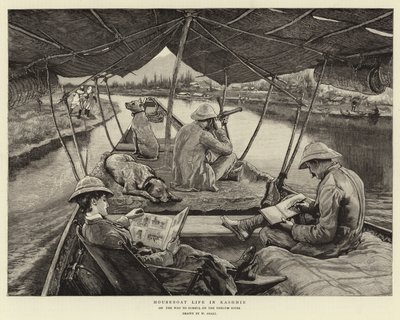Vie en péniche au Cachemire - William Small