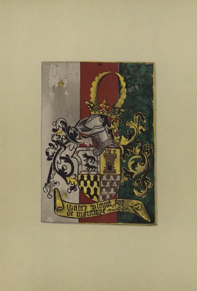 Sir Walter Blount, lord Mountjoy, 1472-1474 - William St John Hope