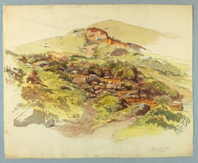 Étude de paysage, Baveno, Lago Maggiore, Italie - William Stanley Haseltine