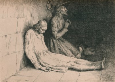Chrétien et Espoir dans le donjon, vers 1916 - William Strang