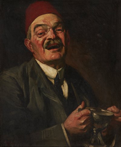 Homme riant - Autoportrait - William Strang