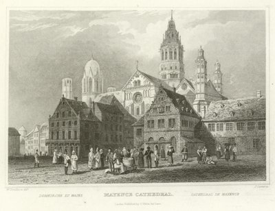 Cathédrale de Mayence - William Tombleson