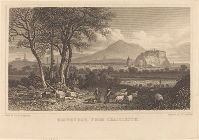 Édimbourg, depuis Craigleith - William Tombleson after Thomas Hosmer Shepherd