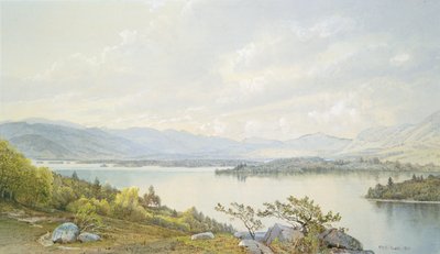 Le lac Squam et les montagnes Sandwich - William Trost Richards