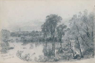 Carnet de croquis de sujets paysagers et marins de Nouvelle-Angleterre et de Pennsylvanie - William Trost Richards