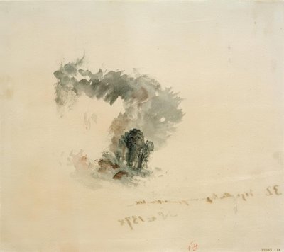 Mer, arbres, figures (?, pour les œuvres poétiques de Campbell, 1837) - Joseph Mallord William Turner