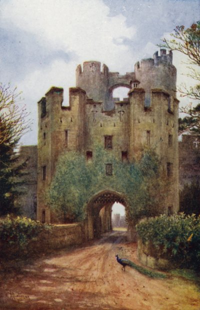 Château de Warwick : Pont-levis et Herse - William W. Quatremain