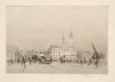 Sur le London Bridge - William Walcot