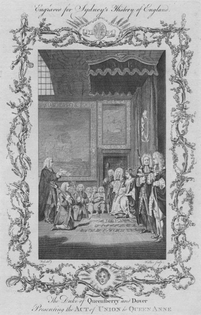 Le duc de Queensberry et Dover présentant l