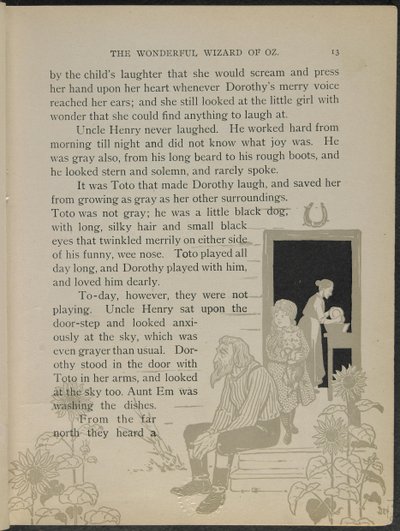Illustration tirée de "Le merveilleux magicien d