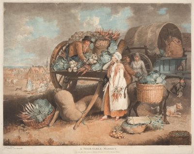 Un marché aux légumes - William Ward