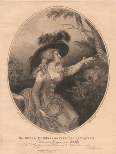 Son Altesse Royale la Princesse Elizabeth - William Ward