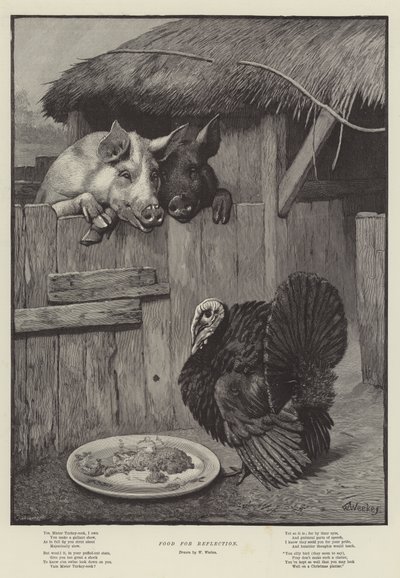 Nourriture pour la réflexion - William Weekes