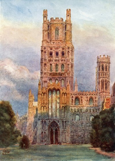 Ely, depuis la façade ouest - William Wiehe Collins