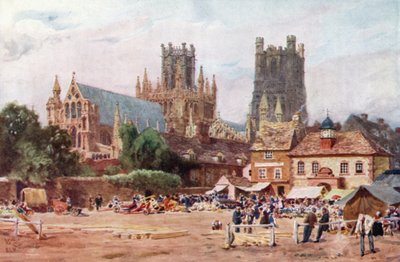 Ely, la Place du Marché - William Wiehe Collins