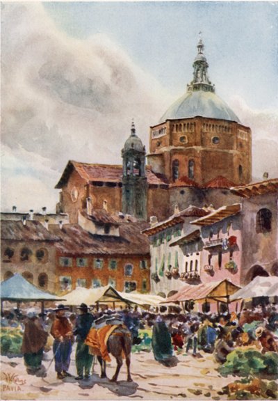 Pavie. La cathédrale - William Wiehe Collins