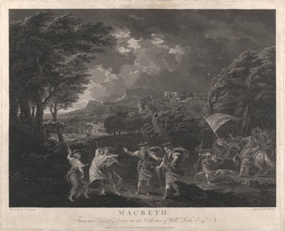 Macbeth et les sorcières - William Woollett