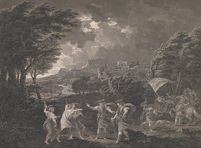 Macbeth et les sorcières, Shakespeare, Macbeth, Acte 1, Scène 1 - William Woollett