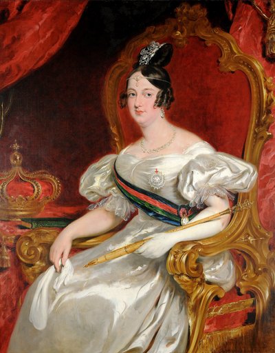 Portrait de D. Maria II, reine du Portugal - Willian Simpson
