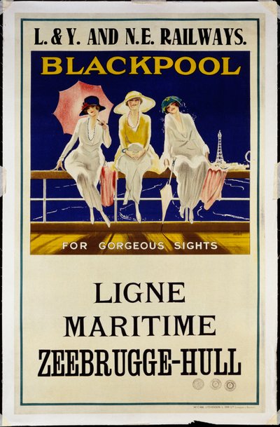 Blackpool, L.& Y. et N.E. Railways, vers 1930 - Wilton Williams