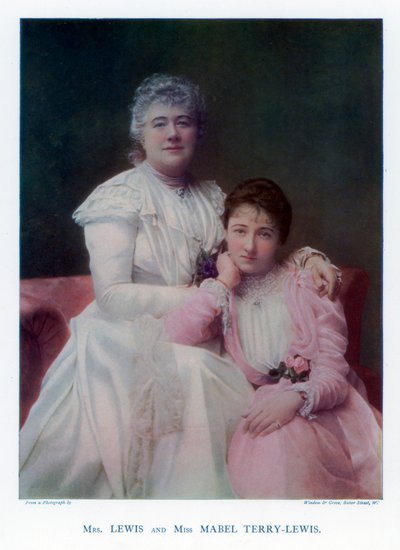 Mme Lewis Kate Terry et Mlle Mabel Terry-Lewis, actrices britanniques, 1901 - Window and Grove