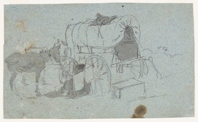 Chariot Militaire et Mule - Winslow Homer