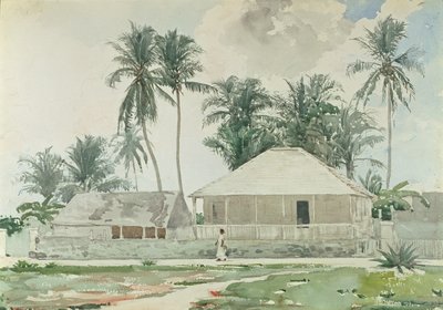 Cabines, Nassau, 1885 - Winslow Homer
