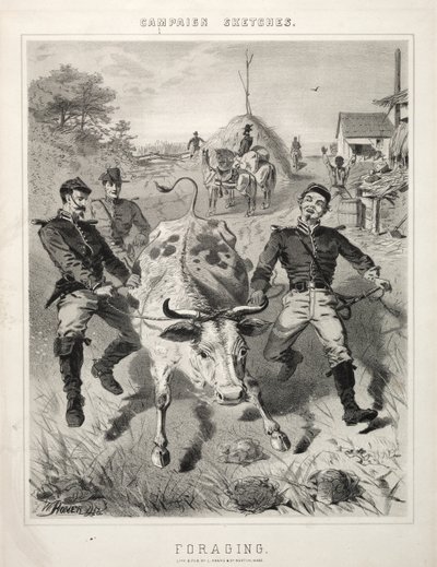 Esquisses de campagne : recherche de vivres - Winslow Homer