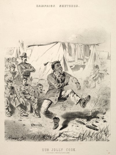 Croquis de campagne : Notre joyeux cuisinier, 1863 - Winslow Homer