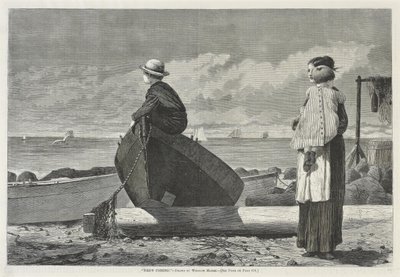 Papa arrive ! - Winslow Homer