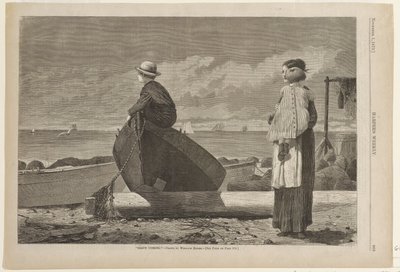 Papa arrive - Winslow Homer