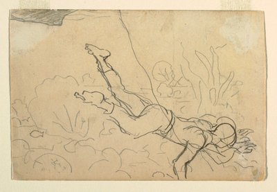 Dessin, "Plongeurs de conques", 1885-86 - Winslow Homer