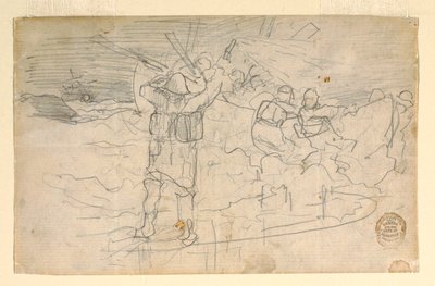 Dessin, Lumière rouge, probablement 1883 - Winslow Homer