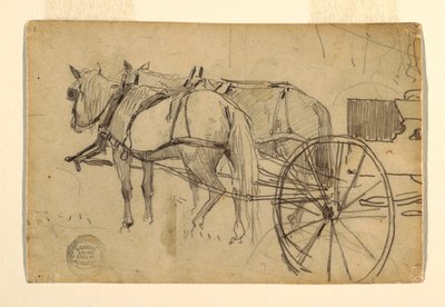Dessin, étude pour "L