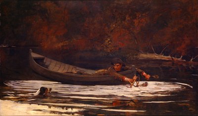 Chien et chasseur - Winslow Homer