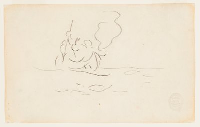 Homme en canoë avec un harpon - Winslow Homer