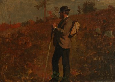 Homme avec un sac à dos, 10 octobre 1873 - Winslow Homer