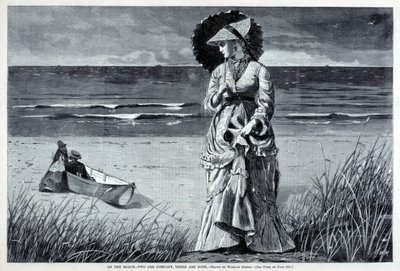 On the Beach--Two are Company, Three are None, tiré de Harper