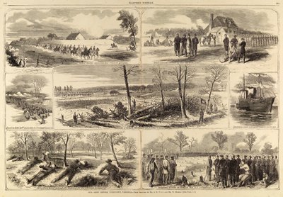 Notre armée devant Yorktown, Virginie, extrait de Harper