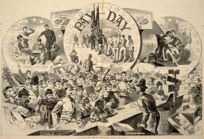 Pay-Day in the Army of Potomac, extrait de Harper