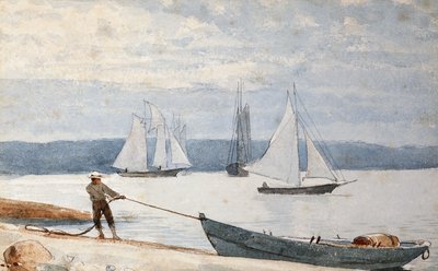 Tirant la doris, 1880 - Winslow Homer