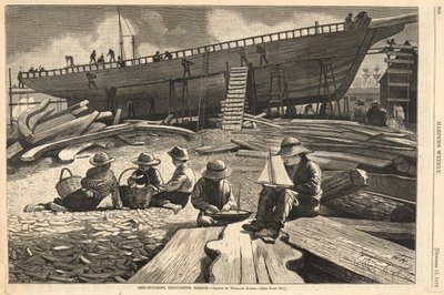 Construction navale, port de Gloucester, de Harper - Winslow Homer