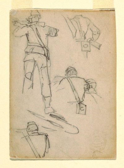 Étude de soldats visant - Winslow Homer