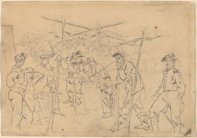 Tente du Cantinier, 3e Cavalerie de Pennsylvanie - Winslow Homer