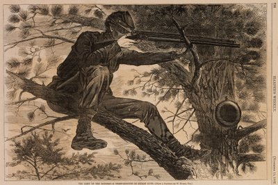 The Army of Potomac--A Sharpshooter on Picket Duty, tiré de Harper
