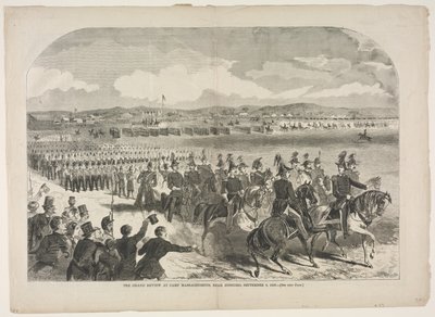 La grande revue au camp du Massachusetts, près de Concord, 9 septembre 1859 - Winslow Homer
