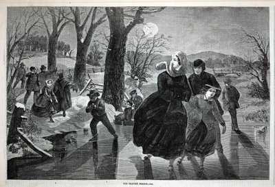 The Skating Season--1862, extrait de Harper